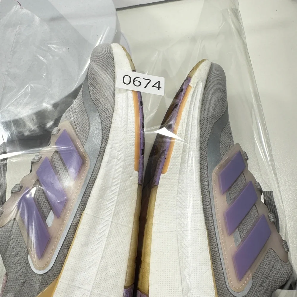 Adidas Ultraboost Light Women's Running Shoes Gray Purple Size 11‎ IE1762